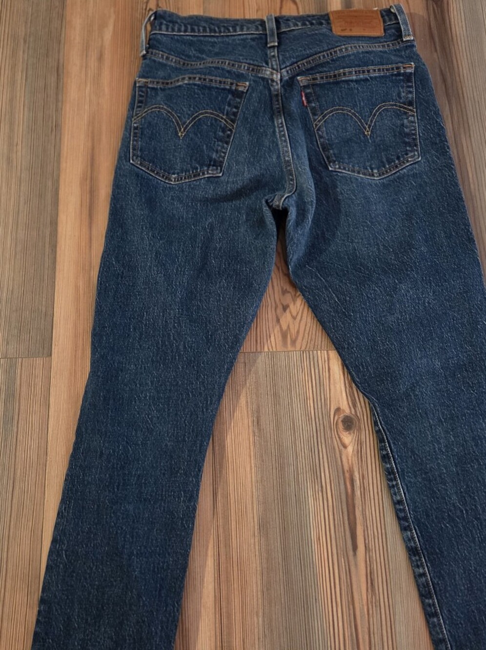 Classic Women's Dark Blue SKINNY Denim Jeans - Picture 2 of 6